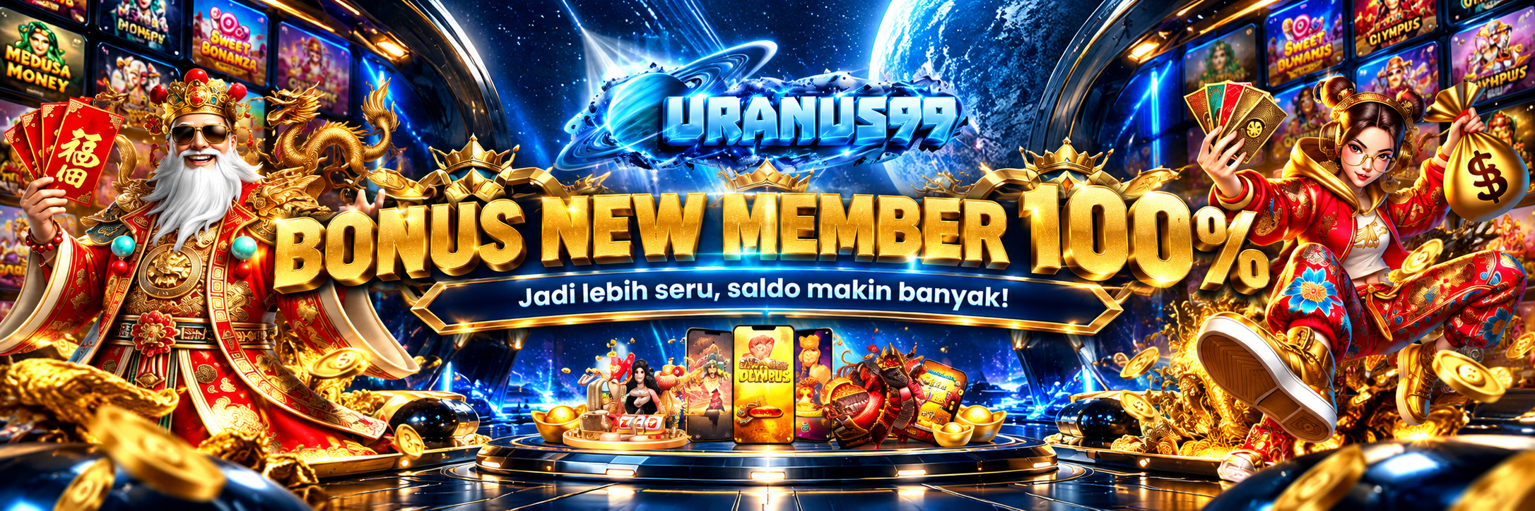 BONUS NEW MEMBER 100%